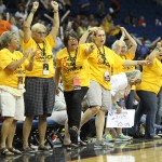 
              In this Sunday, July 19, 2015, photo, Tulsa Shock fans cheer during a game against the Minnesota Lynx in Tulsa, Okla. Tulsa Shock majority owner Bill Cameron announced plans Monday, July 20, 2015,  to move the WNBA franchise to the Dallas-Fort Worth market. (Timothy Tai/Tulsa World via AP)  ONLINE OUT; KOTV OUT; KJRH OUT; KTUL OUT; KOKI OUT; KQCW OUT; KDOR OUT; TULSA OUT; TULSA ONLINE OUT
            