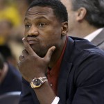 
              Injured Memphis Grizzlies forward Tony Allen sits on the bench during the first half of Game 5 in a second-round NBA playoff basketball series against the Golden State Warriors in Oakland, Calif., Wednesday, May 13, 2015. (AP Photo/Ben Margot)
            