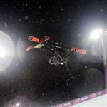 New Zealand's Lyndon Sheehan gets air during men's ski half pipe qualifying at the Rosa Khutor Extreme Park, at the 2014 Winter Olympics, Tuesday, Feb. 18, 2014, in Krasnaya Polyana, Russia. (AP Photo/Andy Wong)