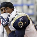 That is the look of defeat. The Rams thought they had the game won, but a blocked field goal sent the game to overtime and, after a Rams three-and-out, Cardinals rookie cornerback Patrick Peterson had a 99-yard punt return for the winning touchdown.