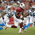 Welcome to the NFL, Patrick Peterson.
The rookie cornerback ran back his first punt return for a touchdown on Sunday. As it turned out, that touchdown sealed the game for the Cardinals as they went on to win 28-21.