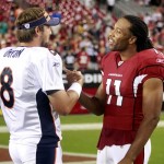 Oh, what could have been. And was rumored to death.

The image of Larry Fitzgerald greeting Kyle Orton seems a fitting end to the preseason, as both the Cardinals and Broncos -- or Fitz and Orton -- go their separate ways.