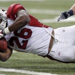 Sunday was the Beanie Wells show. The Cardinals have been relying on Wells to become a big, game-changing running back for them this season and Wells was that guy. He put up a franchise-record 228 yards and a touchdown.