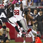 Hakeem Nicks had a big day for the Giants, as 
the game winning score was one of his 10 
catches for 162 yards. The Cardinals had no 
answer for the wideout.