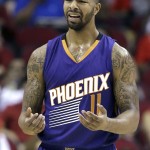 Forward Markieff Morris comes in at No. 104, up from No. 247 last season. Morris averaged 13.8 points-per-game and 6.0 rebounds-per-game last season. (AP Photo/Pat Sullivan)