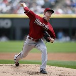 Arizona Diamondbacks starting pitcher Chase Anderson delivers a pitch in his major league debut against the Chicago White Sox on Sunday, May 11, 2014, in Chicago. (AP Photo/Andrew A. Nelles)