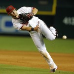 Infielder Chris Owings missed 57 games while on the disabled list with an ankle injury. 