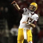 ASU may have lost, but quarterback Brock Osweiler had a pretty decent game. He went 28-for-44, but his receivers dropped a few and didn't help him out. His 345 yards and a passing touchdown helped keep the Devils in the game.