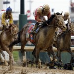 Joel Rosario rides Orb during the 139th Kentucky Derby at Churchill Downs Saturday, May 4, 2013, in Louisville, Ky. (AP Photo/David Goldman)
