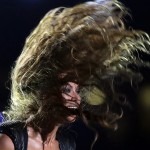 Beyonce performs during the halftime show of the NFL Super Bowl XLVII football game between the San Francisco 49ers and the Baltimore Ravens, Sunday, Feb. 3, 2013, in New Orleans. (AP Photo/Matt Slocum)