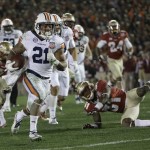  Auburn's Tre Mason breaks away for a touchdown run during the second half of the NCAA BCS National Championship college football game against Florida State Monday, Jan. 6, 2014, in Pasadena, Calif. (AP Photo/David J. Phillip)