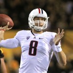 Arizona's Nick Foles (8) throws the ball against Arizona State during the first quarter of an NCAA college football game, Saturday, Nov. 19, 2011, in Tempe, Ariz. (AP Photo/Ross D. Franklin)