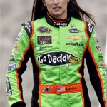 Danica Patrick is introduced to the crowd before the NASCAR Sprint Cup Series auto race, Sunday, March 3, 2013, in Avondale, Ariz. (AP Photo/Ross D. Franklin)