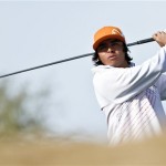 Rickie Fowler tees off on the 15th hole during the first round of the Waste Management Phoenix Open golf tournament, Thursday, Jan. 31, 2013, in Scottsdale, Ariz. (AP Photo/Ross D. Franklin)
