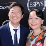 Ken Jeong, left, and Tran Jeong arrives at the ESPY Awards at the Microsoft Theater on Wednesday, July 15, 2015, in Los Angeles. (Photo by Richard Shotwell/Invision/AP)