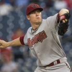 Arizona Diamondbacks starter Chase Anderson delivers a pitch during the first inning of a baseball game against the Washington Nationals on Tuesday, Aug. 19, 2014, in Washington. (AP Photo/Evan Vucci)