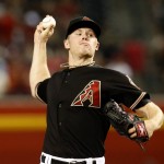 Arizona Diamondbacks pitcher Chase Anderson throws in the first inning during a baseball game against the San Francisco Giants, Saturday, July 18, 2015, in Phoenix. (AP Photo/Rick Scuteri)
