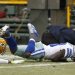 Dallas Cowboys wide receiver Dez Bryant (88) catches a pass against Green Bay Packers cornerback Sam Shields (37) during the second half of an NFL divisional playoff football game Sunday, Jan. 11, 2015, in Green Bay, Wis. The play was reversed. The Packers won 26-21. (AP Photo/Matt Ludtke)
