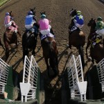 Horses leave the starting gate during the 141st running of the Kentucky Derby horse race at Churchill Downs Saturday, May 2, 2015, in Louisville, Ky. (AP Photo/Matt Slocum)