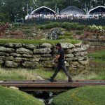 Phil Mickelson walks to 13th green during the final round of the PGA Championship golf tournament at Valhalla Golf Club on Sunday, Aug. 10, 2014, in Louisville, Ky. (AP Photo/Mike Groll)