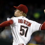  Arizona Diamondbacks' Chase Anderson throws a pitch against the Milwaukee Brewers during the first inning of a baseball game on Thursday, June 19, 2014, in Phoenix. (AP Photo/Ross D. Franklin)