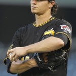  Pittsburgh Pirates starting pitcher Jeff Locke reacts after giving up a second run to the Arizona Diamondbacks in the fifth inning of the baseball game on Tuesday, July 1, 2014, in Pittsburgh. (AP Photo/Keith Srakocic)