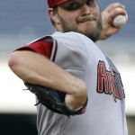  Arizona Diamondbacks starting pitcher Wade Miley throws against the Pittsburgh Pirates in the second inning of the baseball game on Tuesday, July 1, 2014, in Pittsburgh. (AP Photo/Keith Srakocic)