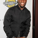 In this image released by Starpix, comedian Kevin Hart arrives at the NBA All-Star Celebrity Game on Friday, Feb. 13, 2015 in New York. (AP Photo/Starpix, Dave Allocca)
