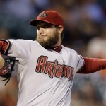 Arizona Diamondbacks' Wade Miley works against the San Francisco Giants in the first inning of a baseball game Tuesday, Sept. 9, 2014, in San Francisco. (AP Photo/Ben Margot)