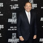 NHL Commissioner Gary Bettman poses for a photo before the start of the NHL Awards, Wednesday, June 20, 2012, in Las Vegas. (AP Photo/Julie Jacobson)