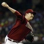 Arizona Diamondbacks' Trevor Cahill throws against the Miami Marlins during the first inning of a baseball game on Wednesday, June 19, 2013, in Phoenix. (AP Photo/Ross D. Franklin)
