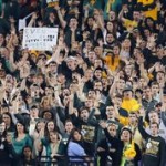 Baylor fans cheer during the second half of the Fiesta Bowl NCAA college football game against Central Florida, Wednesday, Jan. 1, 2014, in Glendale, Ariz. (AP Photo/Matt York)

