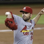 
              St. Louis Cardinals' Jaime Garcia delivers a pitch during the third inning of a baseball game against the Miami Marlins, Wednesday, June 24, 2015, in Miami. (AP Photo/Wilfredo Lee)
            