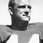 
              FILE - this undated file photo, shows John David Crow of the San Fransisco 49ers. Crow, the bruising running back who won the 1957 Heisman Trophy with Texas A&M before a Pro Bowl career in the NFL, died Wednesday night, June 17, 2015, surrounded by his family, Texas A&M said.  He was 79. (AP Photo/File)
            
