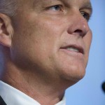 
              Georgia coach Mark Richt speaks to the media at the Southeastern Conference NCAA college football media days, Thursday, July 16, 2015, in Hoover, Ala. (AP Photo/Brynn Anderson)
            